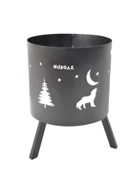 IZGARALI ORMAN ŞÖMİNESİ (Katlanır Ayaklı)