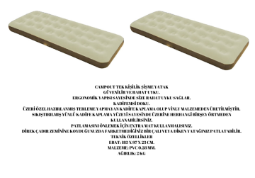 KAMP KONAKLAMA SETİ