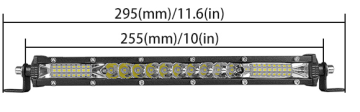 10'' SLİM LED BAR TEK SIRA