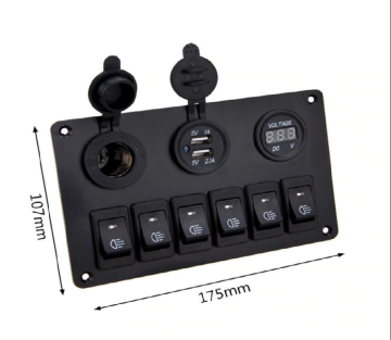 6 DÜĞMELİ ANAHTAR PANELİ