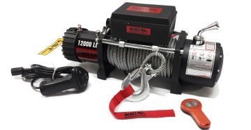 MXO 12000 lb Çelik Halatlı Uzaktan Kumandalı Vinç 12V