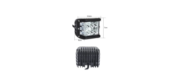NORMA KARE KIRMIZI ÇAKARLI 27W 9 LED