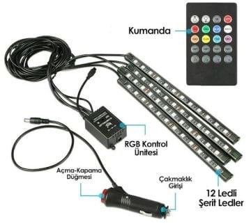 OTO AYAK ALTI AYDINLATMA