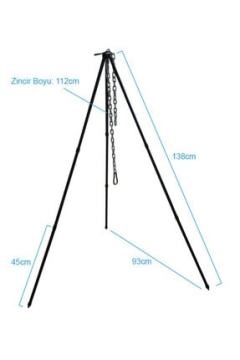 ÜÇ AYAK IZGARA METAL