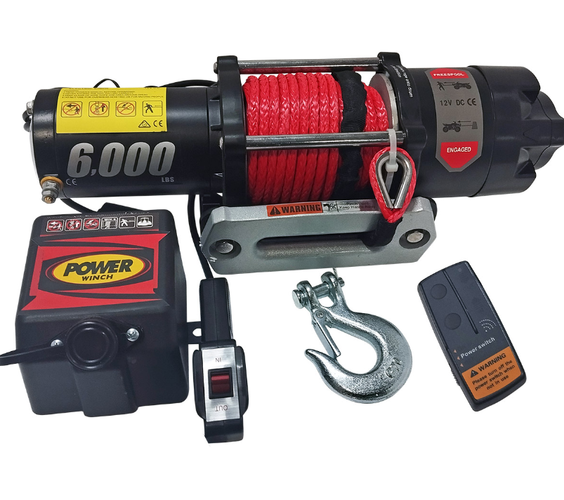 6000 LB SENTETİK HALATLI VİNÇ