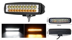 TURUNCU BEYAZ ÇAKARLI SLİM LED 27 W 16 CM