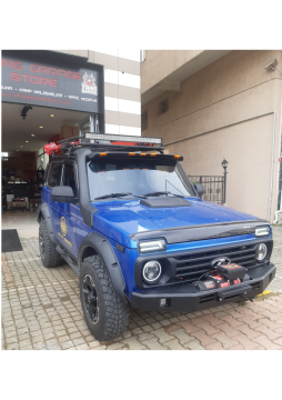 LADA NİVA  DEMİR ÖN TAMPON (GÖMME LEDLER DAHİLDİR)