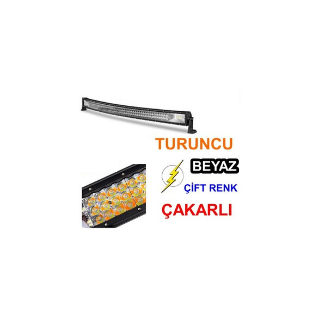 TURUNCU BEYAZ ÇAKARLI LED BAR 540 W 105 CM