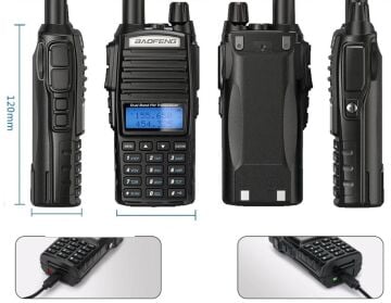 BAOFENG UV-82 Type-C Bataryalı El Telsizi