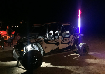 OFF ROAD LED RGB IŞIKLI KIRBAÇ ANTEN 150 CM.