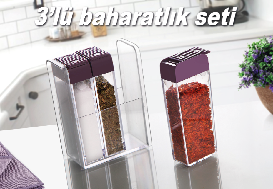 3'LÜ BAHARATLIK SETİ