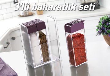 3'LÜ BAHARATLIK SETİ