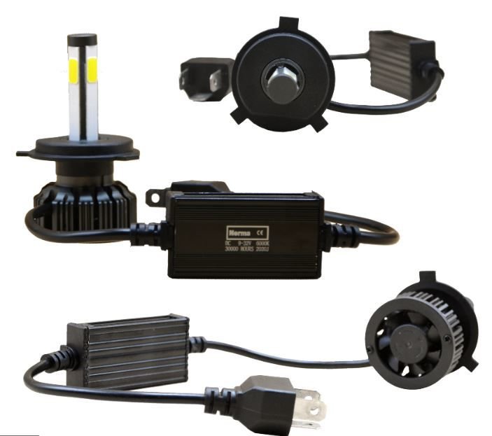 H4 Led Ampul Set 6000 K ÇİPLİ