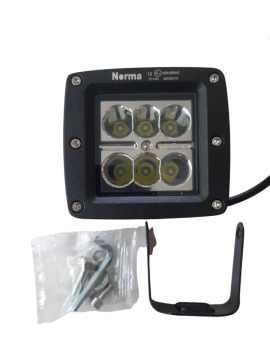 KARE SİS / ÇALIŞMA LAMBASI 18 W 8 CM (2'Lİ TAKIM)