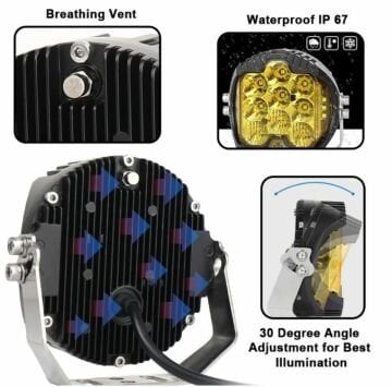 BAJA SİS LAMBASI 90 W 7 İNÇ (2'li TAKIM)