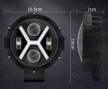 X MODEL SİS LAMBASI  60 W  7 İNÇ (2'li TAKIM)