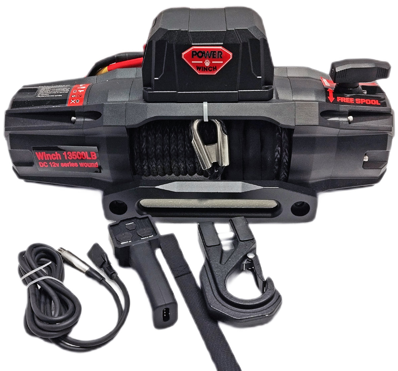 13500 LB PRO SENTETİK SİYAH HALATLI