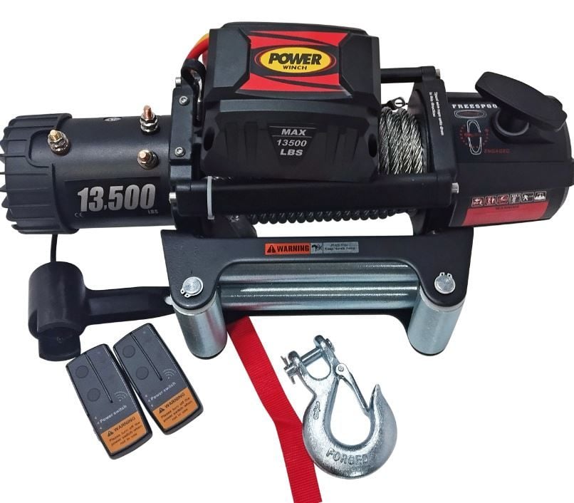 13500 LB ÇELİK HALATLI VİNÇ 24 V