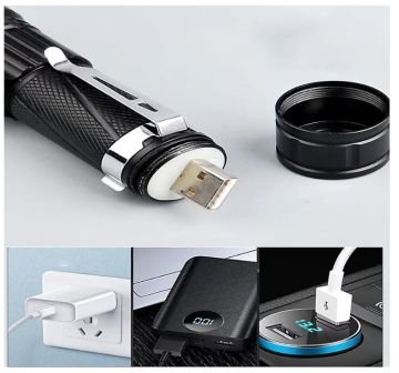 Watton WT-622 Mıknatıslı USB Şarjlı El Feneri