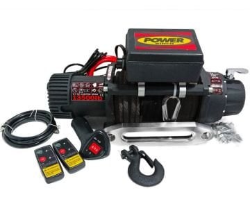 13500 LB SENTETİK HALATLI VİNÇ SİYAH