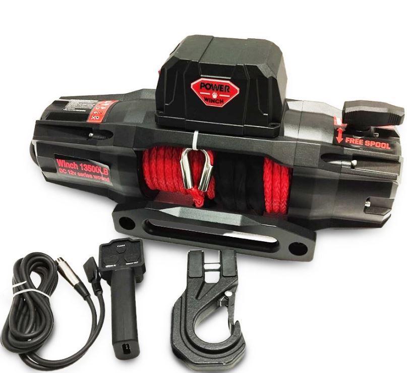 13500 LB PRO SENTETİK KIRMIZI HALATLI