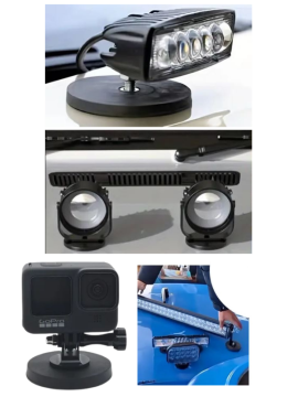 MIKNATISLI LED MONTAJ BRAKETİ (2 ADET)