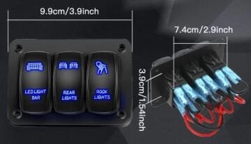 3 DÜĞMELİ ANAHTAR PANELİ